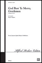 God Rest Ye Merry Gentlemen SATB choral sheet music cover